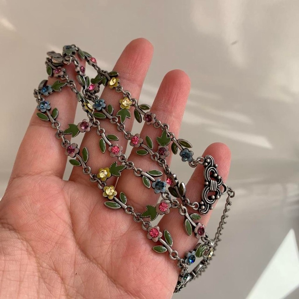 VCLM Enamel flower Choker y2k fairycore - Picture 2 of 8